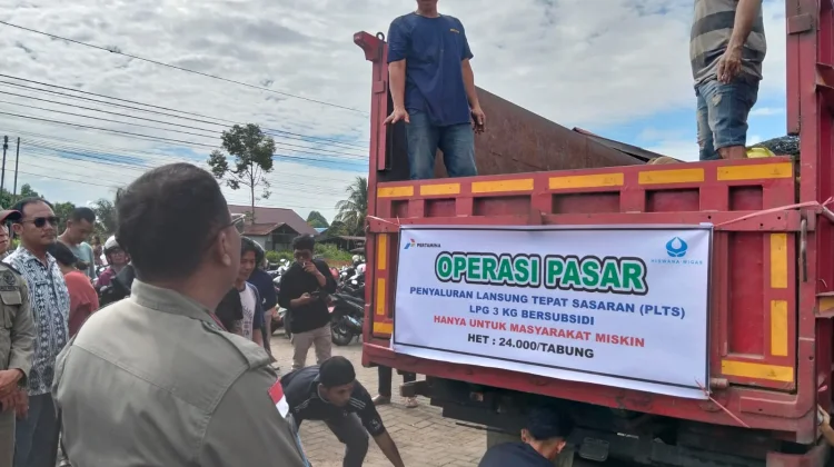 Pertamina Tambah Pasokan dan Gelar Operasi Pasar LPG 3 Kg di Kapuas Hulu