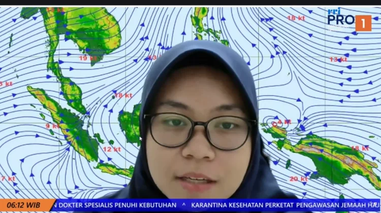 Prakiraan Cuaca Kalbar Senin, 15 Juni 2026, BMKG: Potensi Hujan Ringan Merata