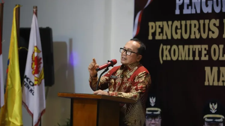 Sujiwo Minta KONI Kubu Raya Fokus Bina Cabor Berkualitas dan Berprestasi