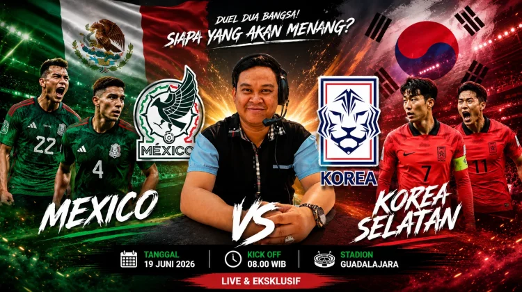 Piala Dunia 2026, Edo Hardian: Meksiko vs Korea Selatan 1-2