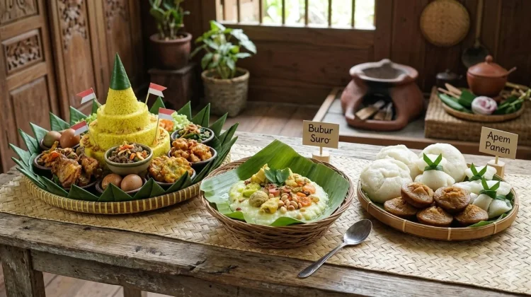 Bubur Suro, Nasi Tumpeng, dan Kue Apem dalam Tradisi 1 Suro/Muharram