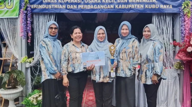 Kecamatan Kuala Mandor B Raih Juara II Booth Terbaik di Ajang Promosi Produk Lokal