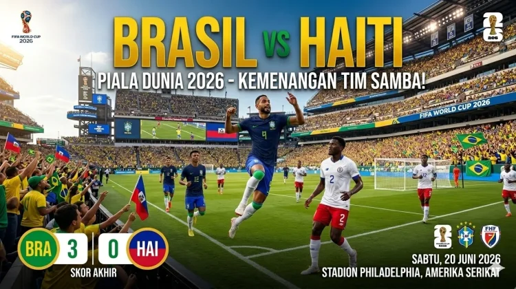 Piala Dunia 2026: Brasil vs Haiti 3-0, Matheus Cunha Bintangnya
