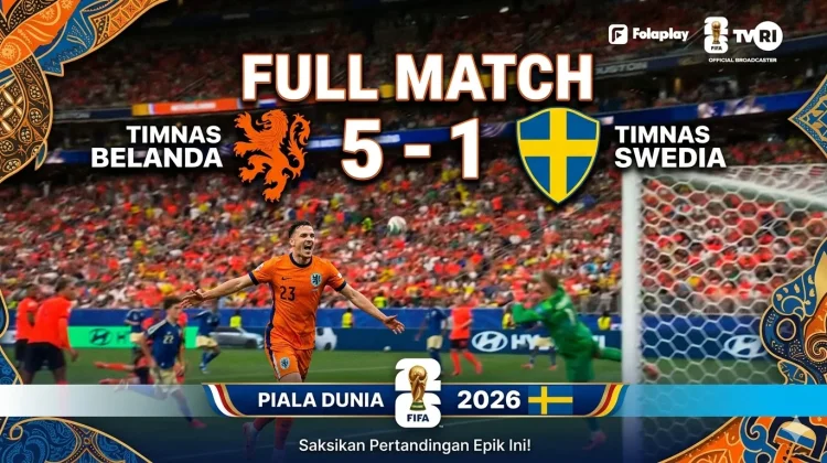 Piala Dunia 2026: Belanda Ngamuk Hancurkan Swedia 5-1