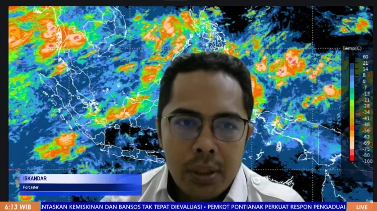 Prakiraan Cuaca Kalimantan Barat Senin, 22 Juni 2026