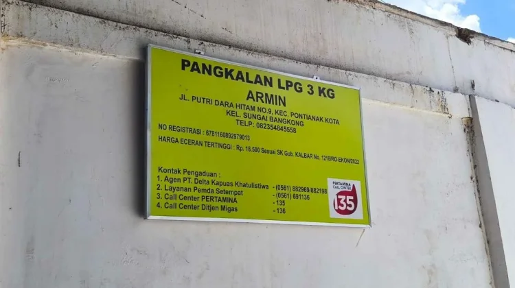 Pasokan Terbatas, Pangkalan LPG 3 Kg di Pontianak Utamakan Konsumen Rumah Tangga