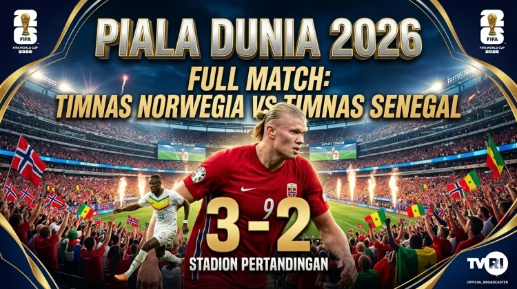 Piala Dunia 2026: Norwegia vs Senegal 3-2, Haaland Gemilang