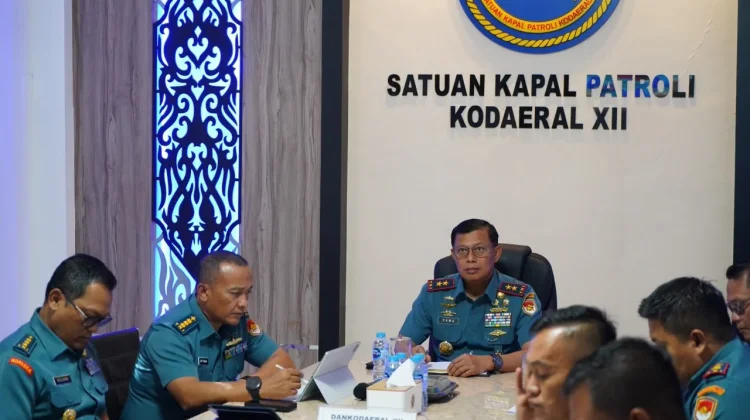Komandan Kodaeral XII Ikuti Diskusi Strategis Kemlu–TNI AL