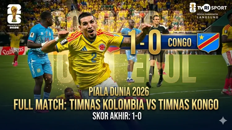 Gol Tunggal Daniel Munoz Loloskan Kolombia ke Babak 32 Besar!