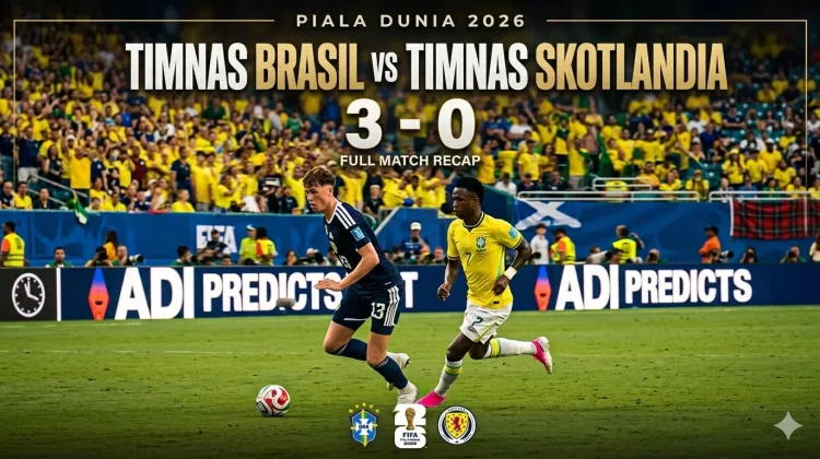 Brasil Bungkam Skotlandia 3-0