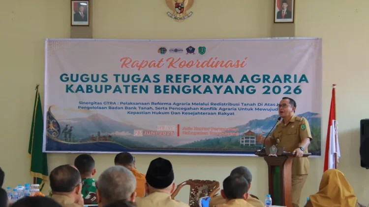 Buka Rakor GTRA 2026, Bupati Bengkayang Cegah Konflik Agraria