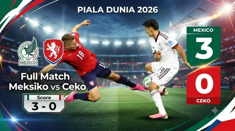 Meksiko Gilas Ceko 3-0, Amankan Poin Sempurna