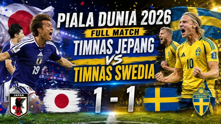 Jepang dan Swedia Berbagi Poin, Laga Sengit Antar Wakil Grup F Berakhir Imbang 1-1