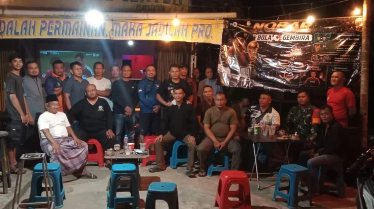 Kodim 1209/Bky Satukan Warga lewat Nobar Piala Dunia 2026