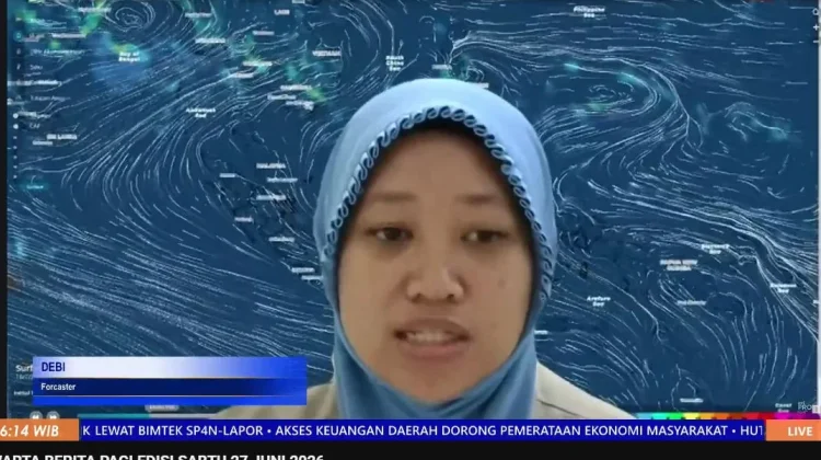 BMKG: Sabtu 27 Juni, Kalbar Berpotensi Hujan