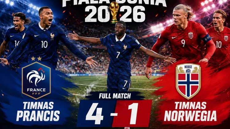 Prancis Libas Norwegia 4-1, Dembele Menggila