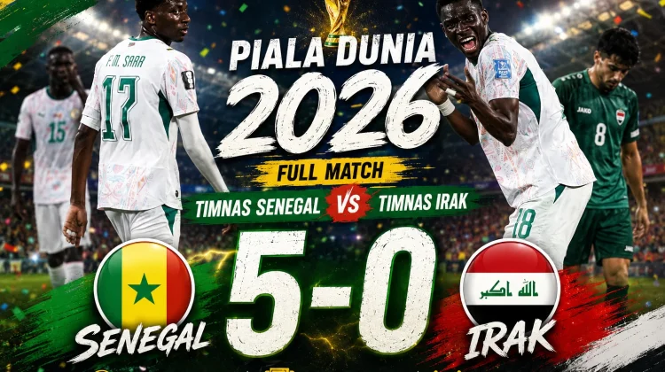 Senegal Hancurkan Irak 5-0 pada Laga Penutup Fase Grup Piala Dunia 2026
