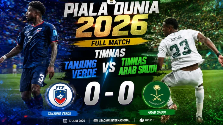 Tanjung Verde vs Arab Saudi 0-0, Ukir Sejarah Lolos ke Babak 32 Besar Piala Dunia 2026