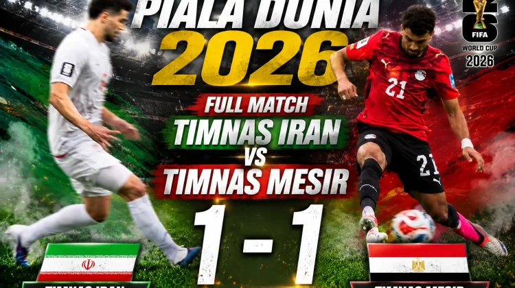Mesir vs Iran 1-1, Drama Lolos dari Lubang Jarum!