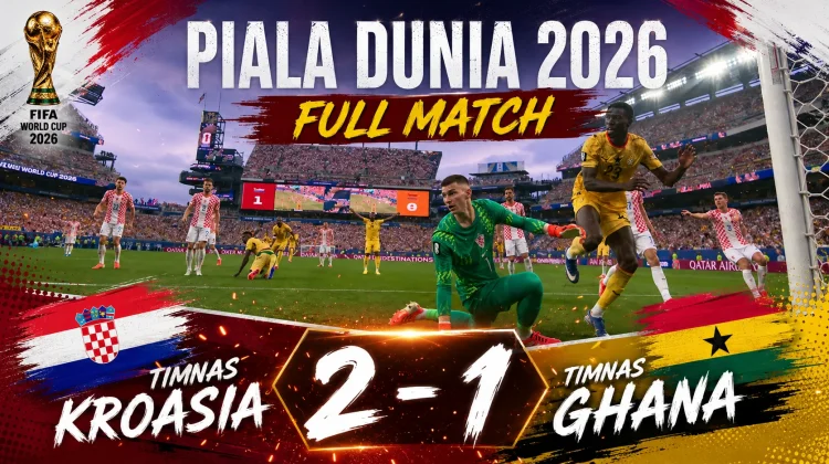 Piala Dunia 2026: Kroasia vs Ghana 2-1, Kalah Ghana Tetap Lolos 32 Besar