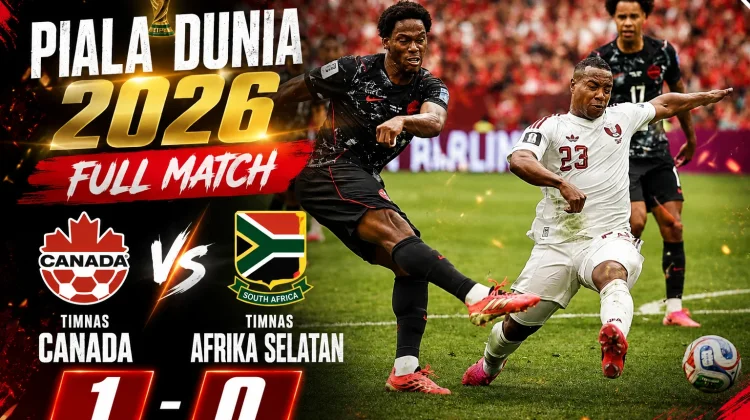 Kanada vs Afrika Selatan 1-0, Gol Eustaquio Dramatis!
