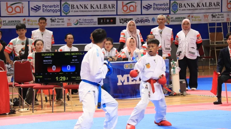 Tutup Kejuaraan INKANAS, Wagub Krisantus Motivasi Karateka Raih Prestasi