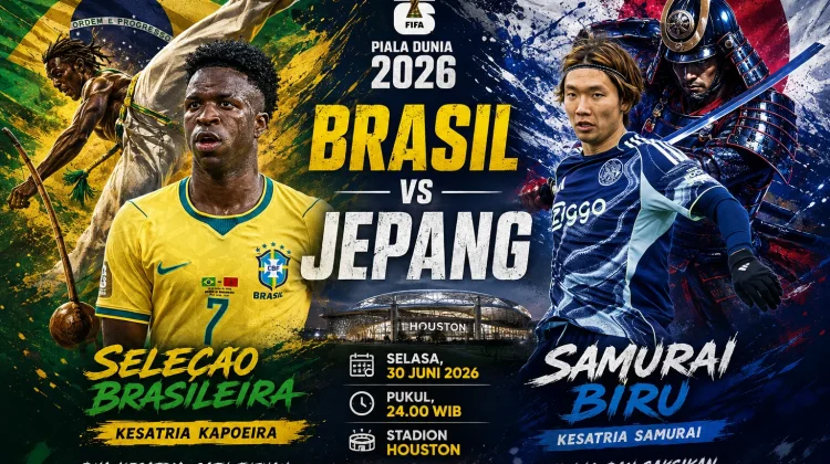 Brasil vs Jepang, Duel Sarat Gengsi Perebutkan Tiket 16 Besar Piala Dunia 2026