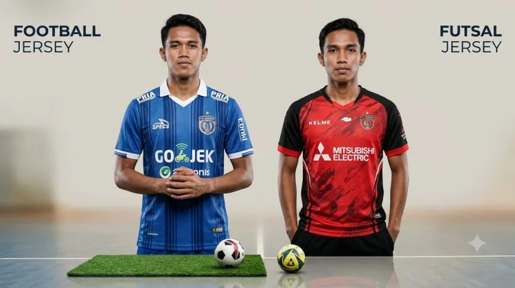 Perbedaan Jersey Sepakbola dan Futsal
