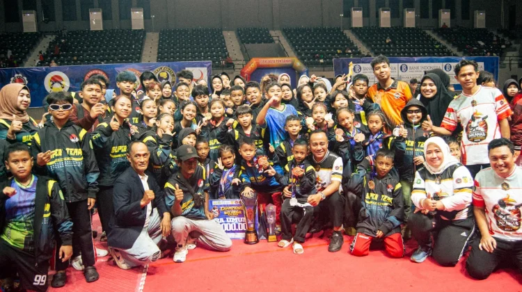 Superteam 34 Raih Juara Umum Kejuaraan Karate Inkanas Piala Wakil Gubernur Kalbar
