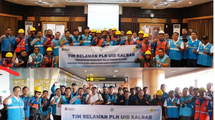 PT PLN Nusa Daya UP Kalimantan 1 Kontribusi Recovery Kelistrikan di Aceh Batch 1