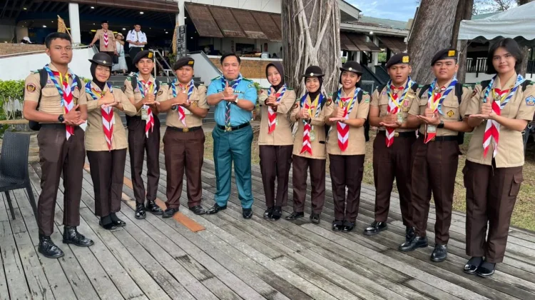 Pramuka Kalbar Ikut Pendidikan Marin Malaysia