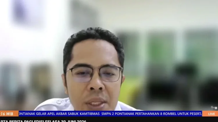 Selasa, 30 Juni 2026, BMKG: Kalbar Berpotensi Hujan Disertai Petir