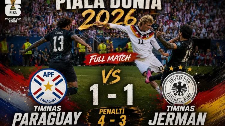 Paraguay Singkirkan Jerman lewat Drama Adu Penalti 4-3