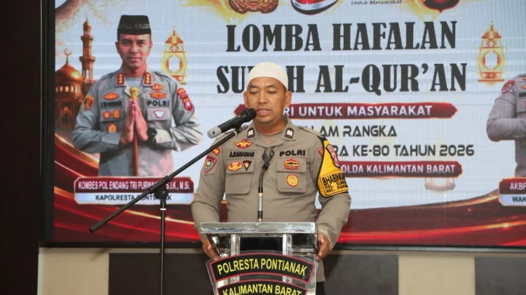 Polresta Pontianak Semarakkan Hari Bhayangkara dengan Lomba Hafalan Al-Qur'an
