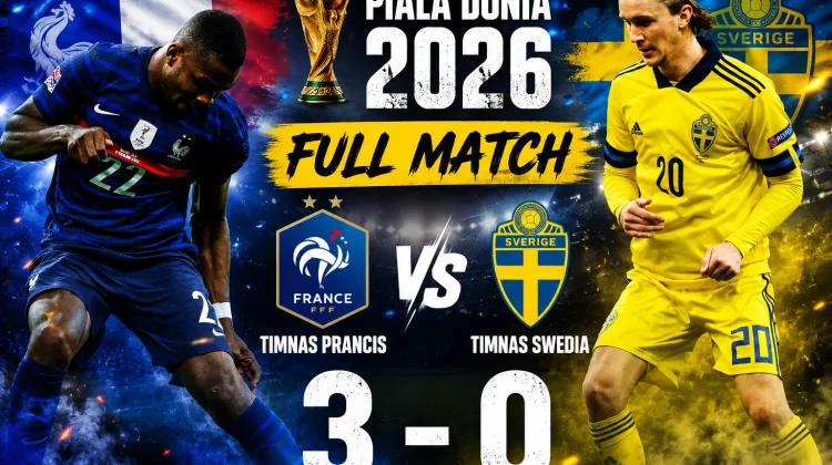 Prancis Menggila! Mbappe Borong Dua Gol, Swedia Tersingkir dari Piala Dunia 2026