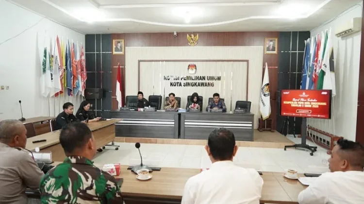 KPU Singkawang Tetapkan Data Pemilih Berkelanjutan Triwulan II 2026