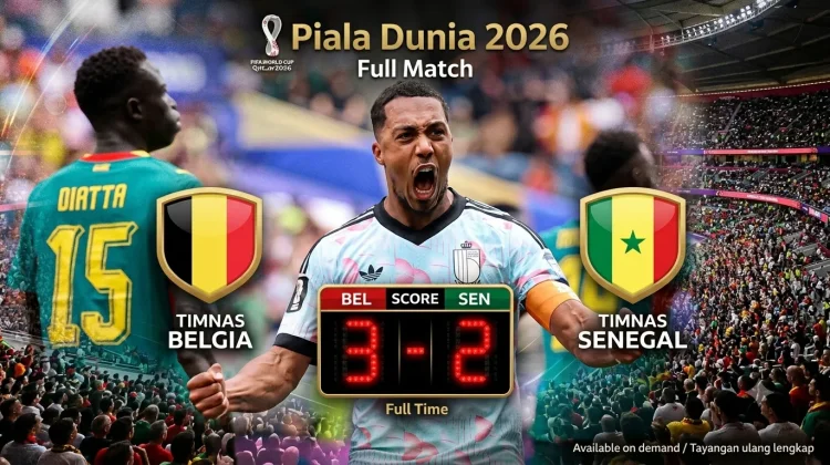 Belgia Bangkit Dramatis! Tumbangkan Senegal 3-2 lewat Drama Perpanjangan Waktu