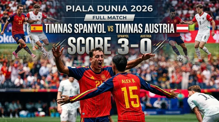 Spanyol Gilas Austria 3-0, Amankan Tiket 16 Besar Piala Dunia 2026