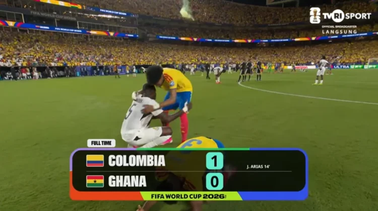 Kolombia Singkirkan Ghana 1-0,  Jhon Arias Biangnya!