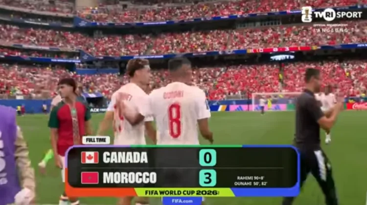 Maroko Singkirkan Kanada 3-0 dari Piala Dunia 2026