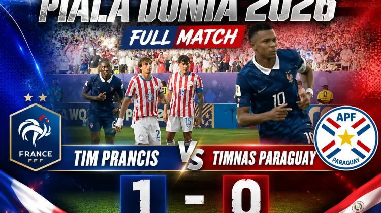 Penalti Mbappe Bawa Prancis Singkirkan Paraguay 1-0 di Piala Dunia 2026