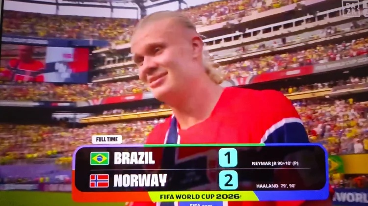 Haaland Menggila, Norwegia Singkirkan Brasil 2-1 dari Piala Dunia 2026