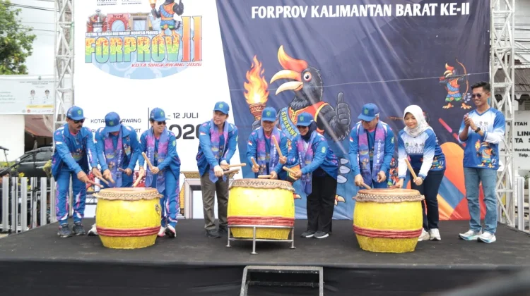 Festival Olahraga Masyarakat Provinsi Kalbar II di Singkawang Resmi Dimulai