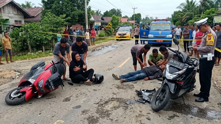 Adu Banteng Dua Motor di Kubu Raya, Pemotor Lansia Meninggal Dunia