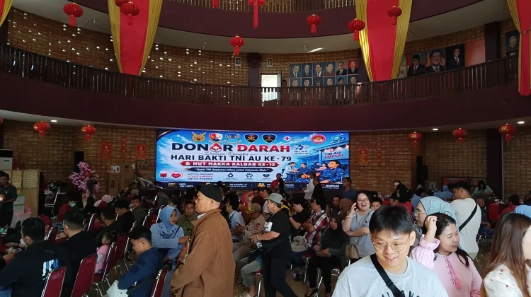 Hakka Kalbar dan TNI AU Targetkan 1.000 Kantong Darah lewat Donor Massal