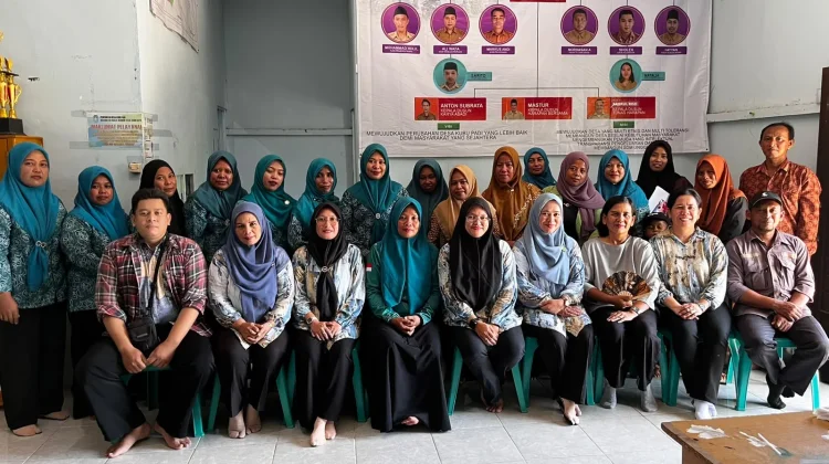 TP PKK Kecamatan Kuala Mandor B Lakukan Pembinaan ke Desa Kubu Padi