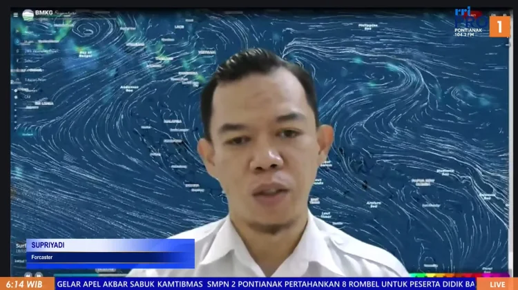 Prakiraan Cuaca Kalimantan Barat 12 Juli 2026: Cerah Berawan dan Waspada Karhutla