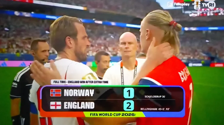 Bellingham Borong Dua Gol, Inggris Depak Norwegia Secara Dramatis