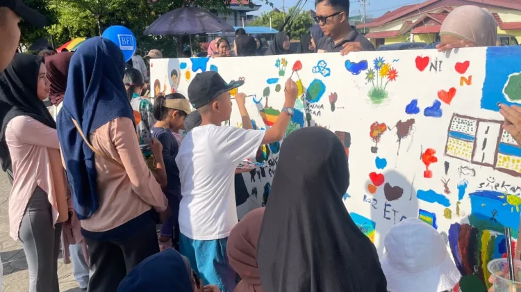 Lukisan Anak Pontianak Warnai Peringatan Hari Anak Nasional 2026