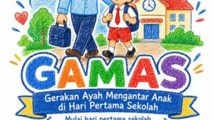Gerakan Ayah Mengantar Anak di Hari Pertama Sekolah (GAMAS)